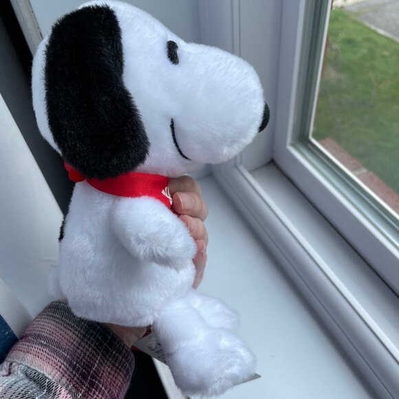 Collectible Snoopy Peanuts 8" plush stuffed animal with bandana - Picture 4 of 5
